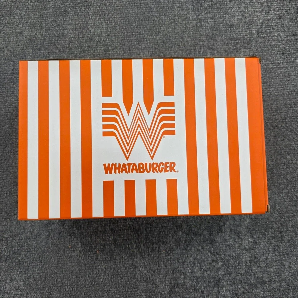 Whataburger 75th Anniversary Holiday ‎ Glass Ornament Set Limited Edition